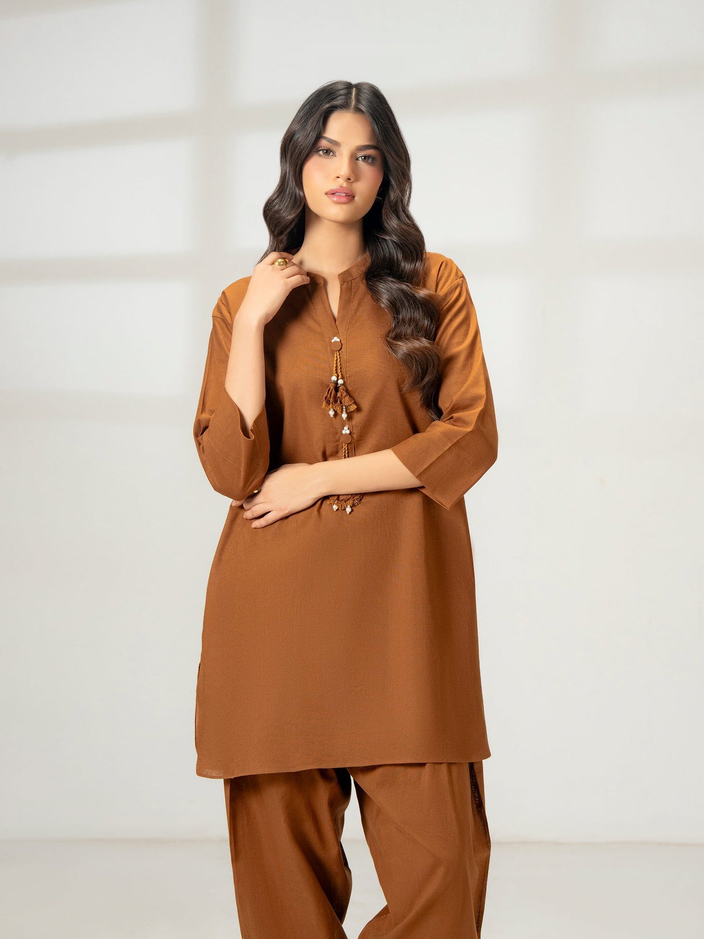 Khaddar Co-ord Set-Dyed (Pret)