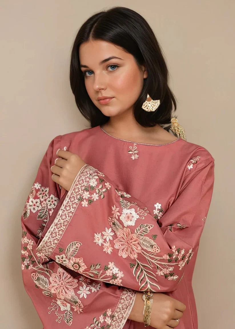 Cyra Embroidered 2Pc Suit