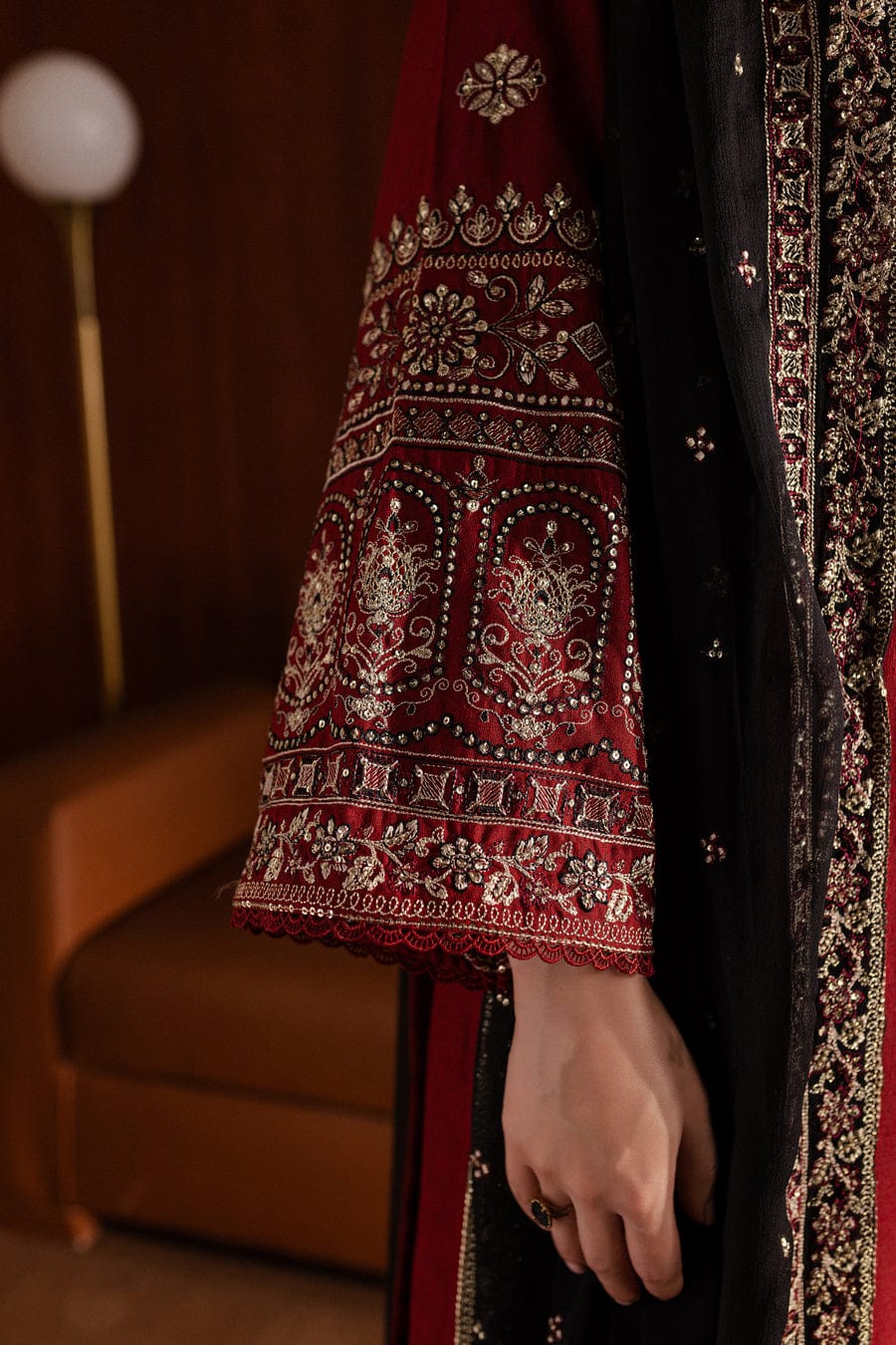 Emerald Pret Embroidered 3Pc Suit