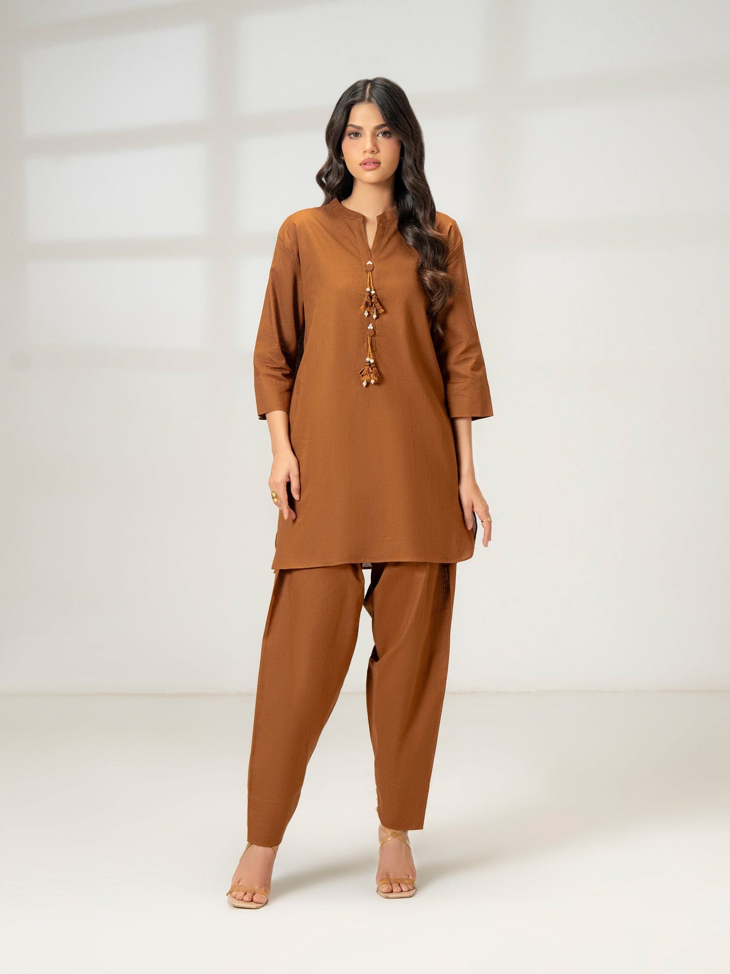 Khaddar Co-ord Set-Dyed (Pret)