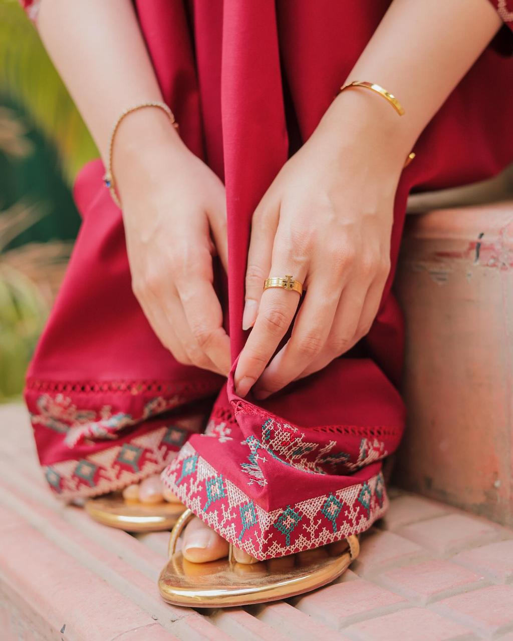 Farshi Shalwar Embroidered 2Pc Dress