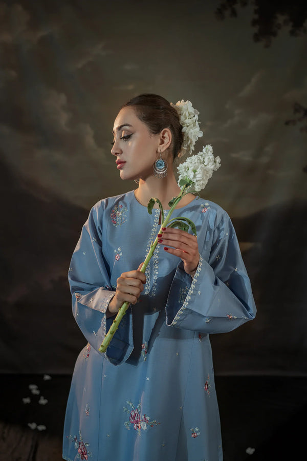 Luxury Dhanak Embroidered 2Pc Suit