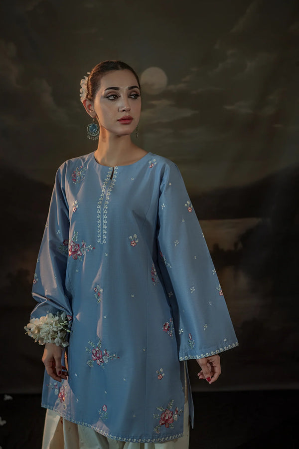 Luxury Dhanak Embroidered 2Pc Suit